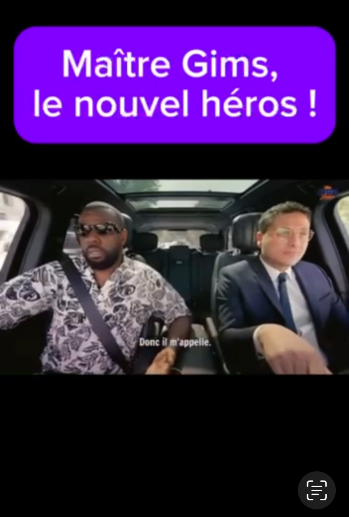 Maitre Gims: nouvel héros !